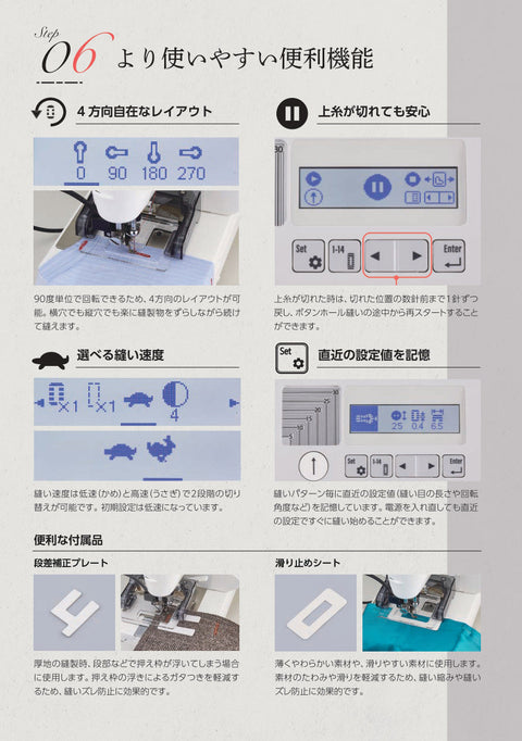 JUKI ジューキ 職業用ミシン専用コンピューター式ボタンホーラー EB-1