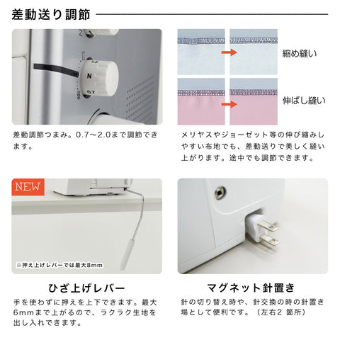 JUKI ジューキ 4本糸ロックミシン MO-2800