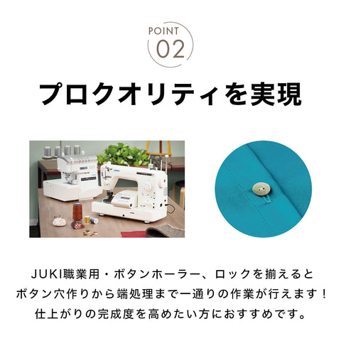 JUKI ジューキ 職業用ミシン専用コンピューター式ボタンホーラー EB-1