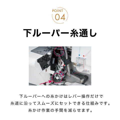 JUKI ジューキ 3本糸ロックミシン MO-03DN