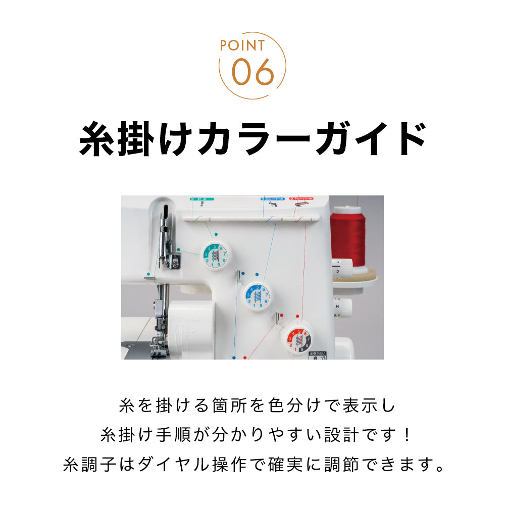 JUKI ジューキ 1本針3本糸差動送りオーバーロックミシン MO-03DN