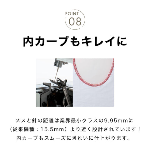 JUKI ジューキ 4本糸ロックミシン シュルル MO-1000M