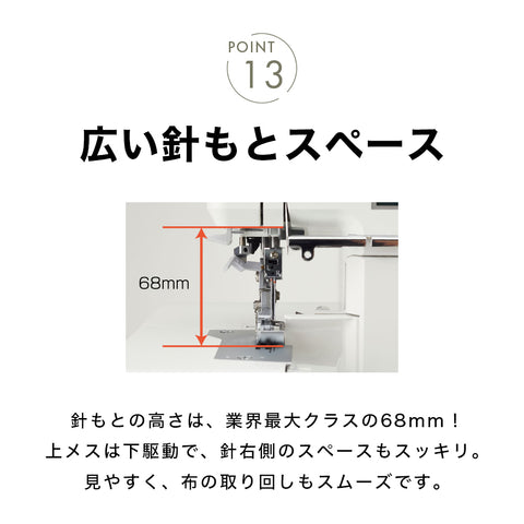 JUKI ジューキ 4本糸ロックミシン Airy エアリー MO-3000